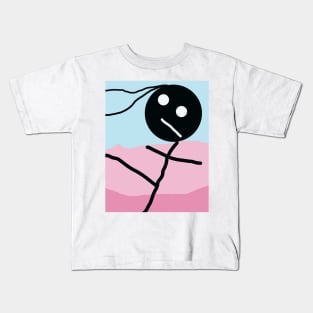 Dancing Kid Stick Figure Kids T-Shirt